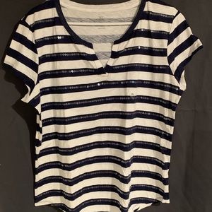COPY - Navy and white brand new top